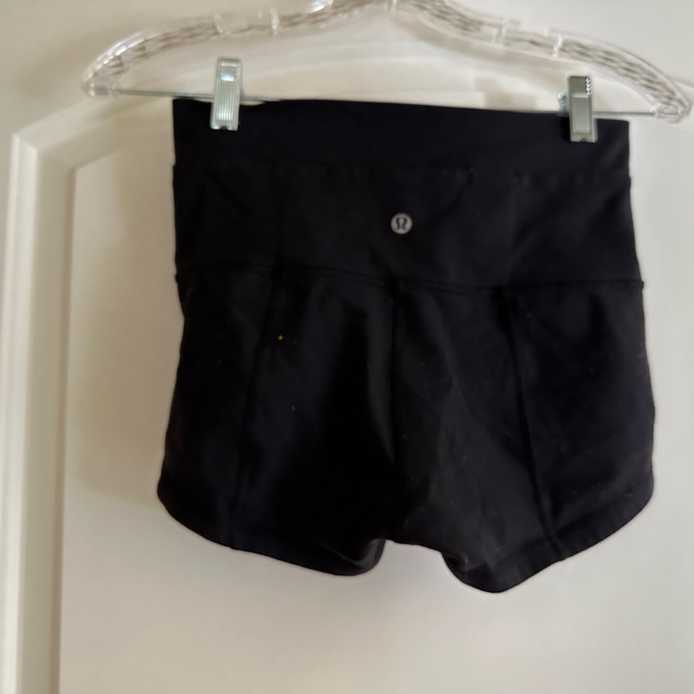 Lululemon Black Align shorts, size 2